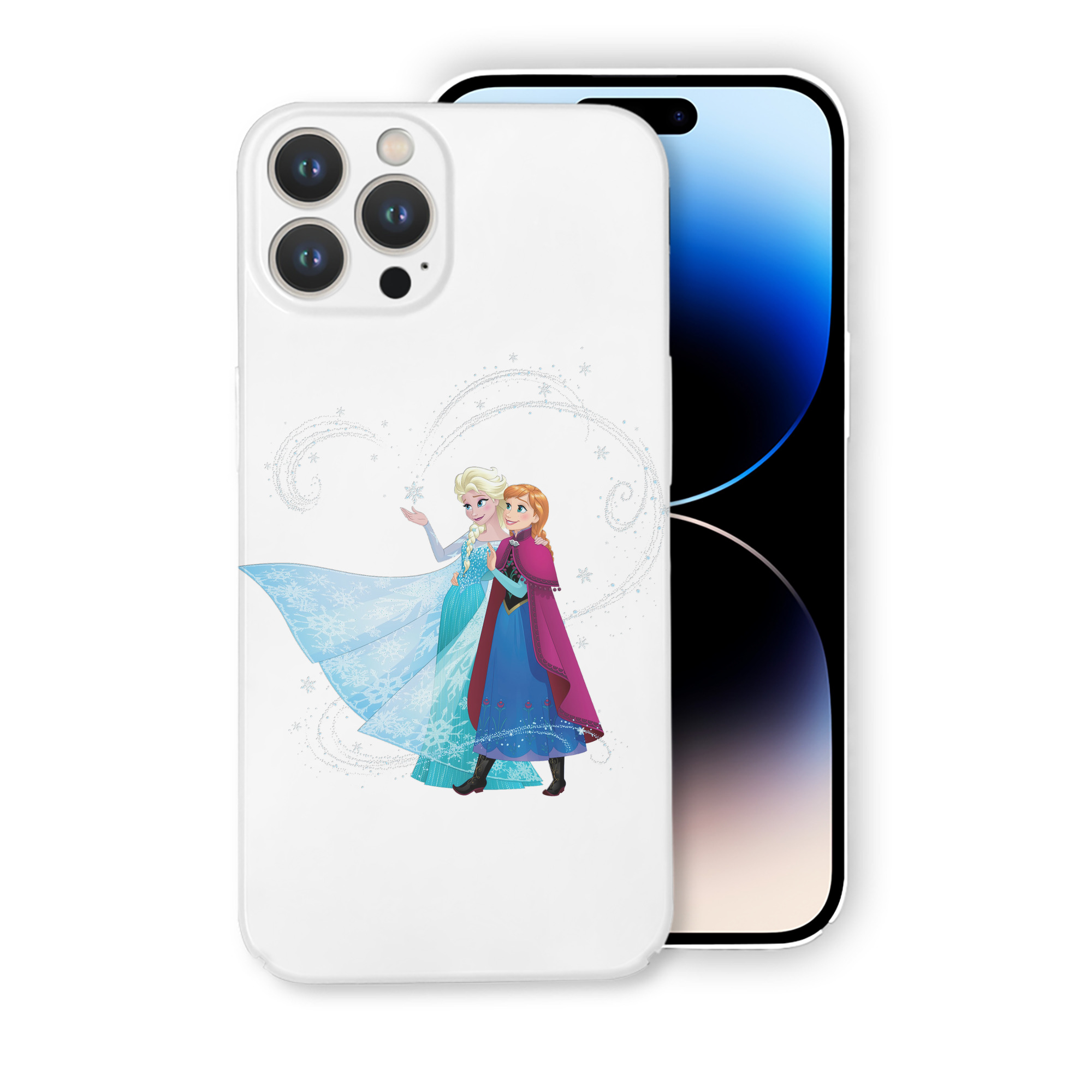 （画像用） アナと雪の女王 アンナ エルサ Frozen Anna Elsa 【iPhone 14シリーズ対応】ハードケース